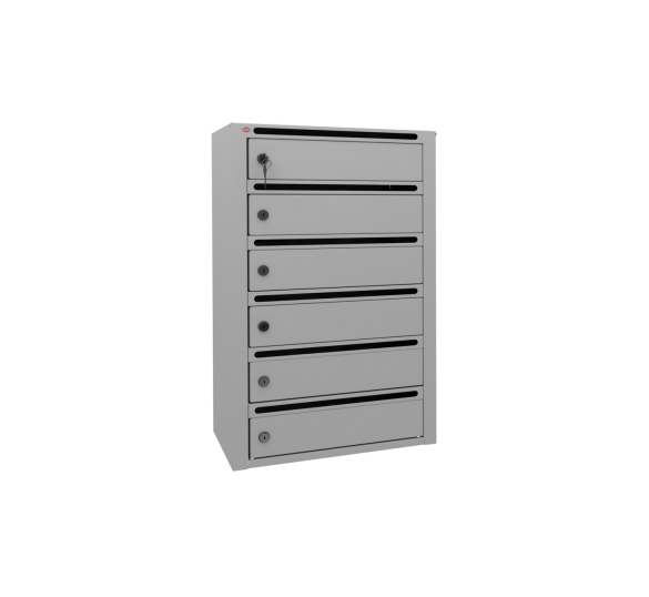 6-и секционный почтовый ящик «Гарант» 